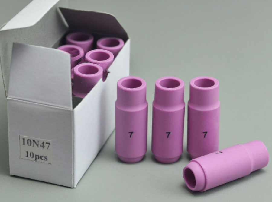 HK-Bluesweld TIG Alumina Nozzles Ceramic Shield Cup #7 10N47 7/16" Orifice Fit DB PTA SR WP 17 18 26 TIG Welding Torch 10pk