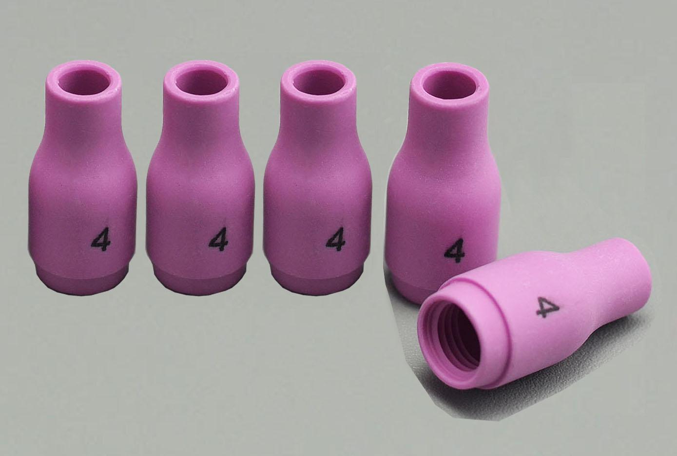 HK-Bluesweld TIG Alumina Nozzle Ceramic Cups #4 13N08 1/4" Orifice Fit PTA SR DB WP 9 17 18 20 25 26 TIG Welding Torch Accessories 10pk