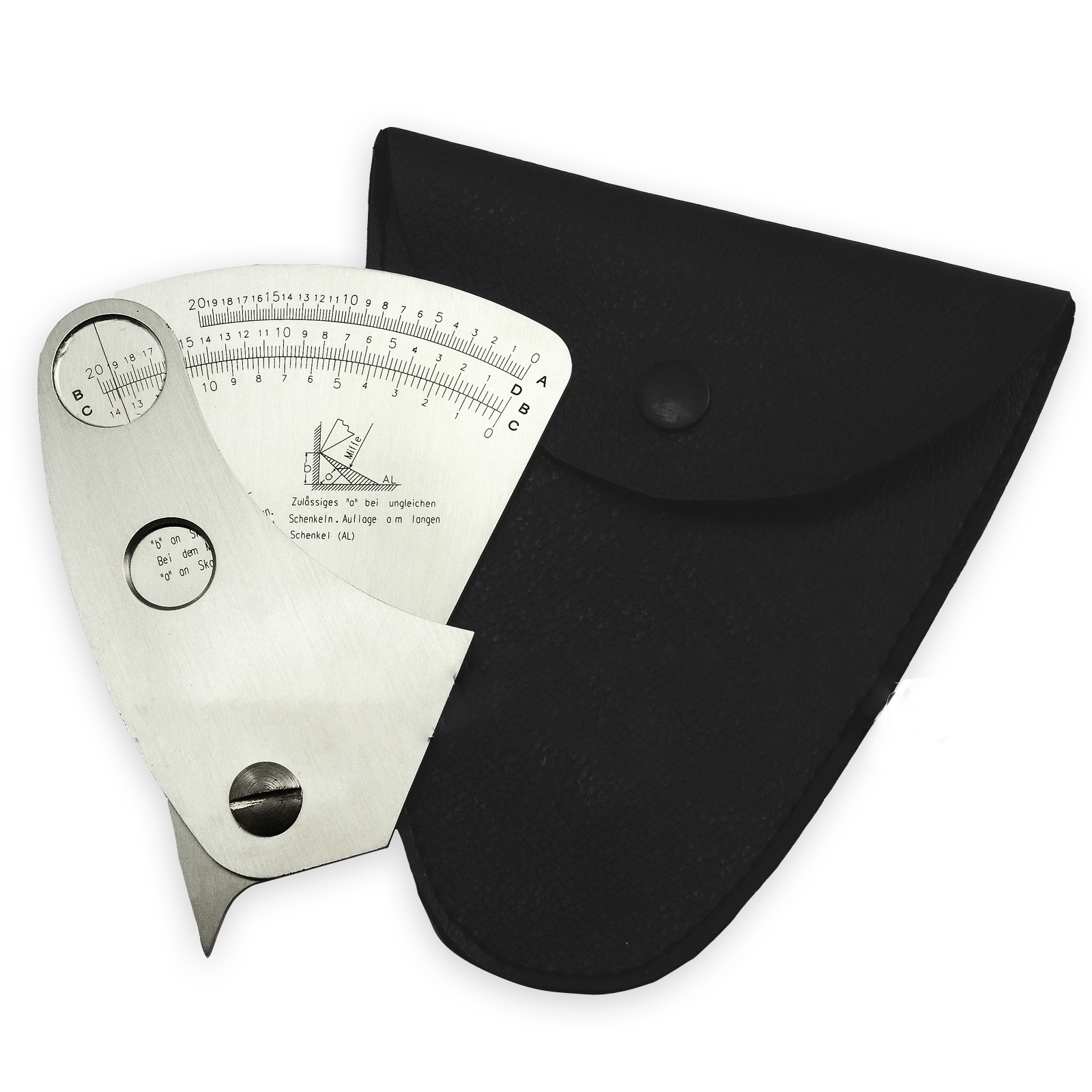 HK-Bluesweld Fan-shaped Welding Gauge Gage Welding Test Ulnar Inspection HJC-100 Type