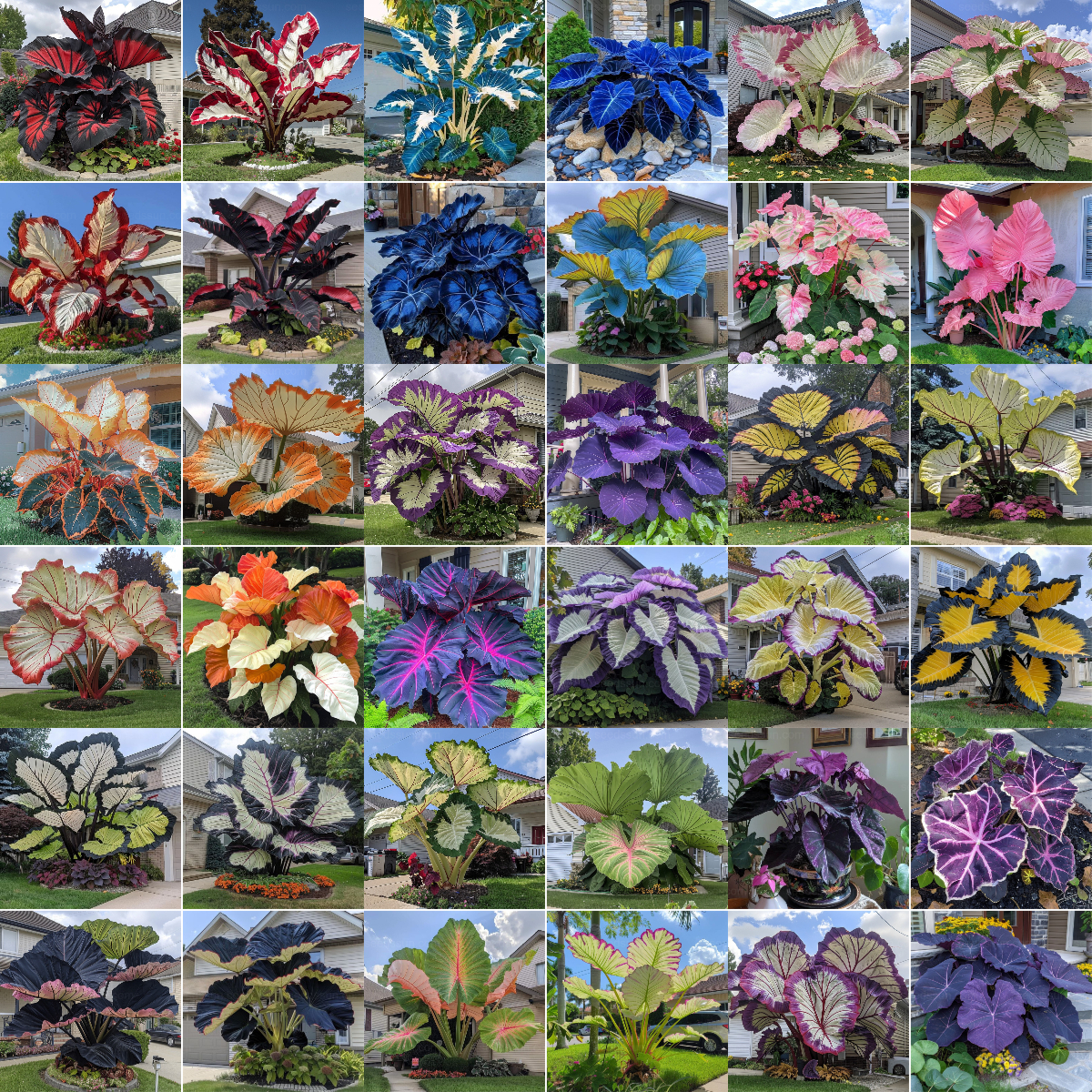 Colorful Giant Caladium Seeds