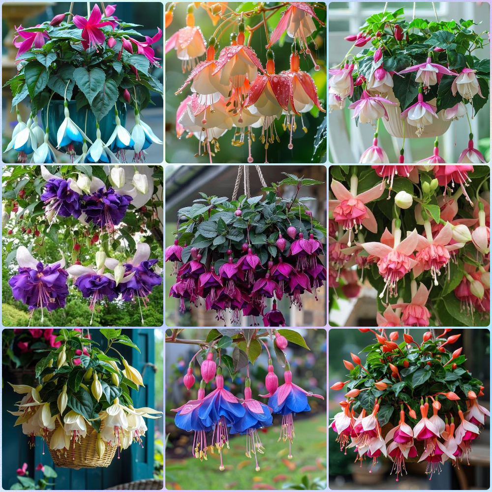 Fuchsia Flowers Seeds Lantern Flower, Bonsai Flower Seeds