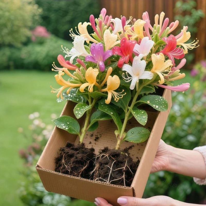 Mixed-color Honeysuckle Potted Seeds