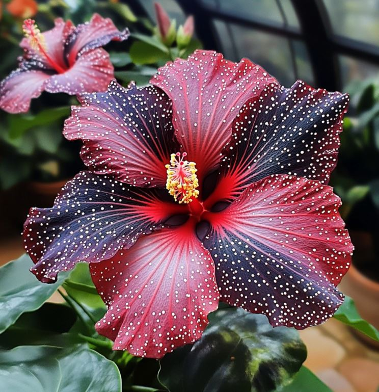 Speckled Hibiscus Flower Seeds