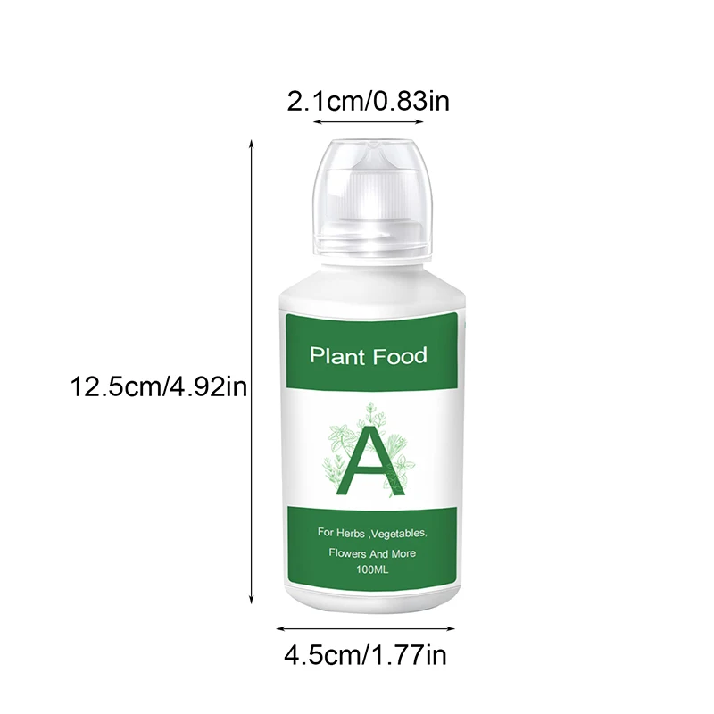 2-Pack Of Hydroponic Plant Nutrients (A and B) For Any Plant