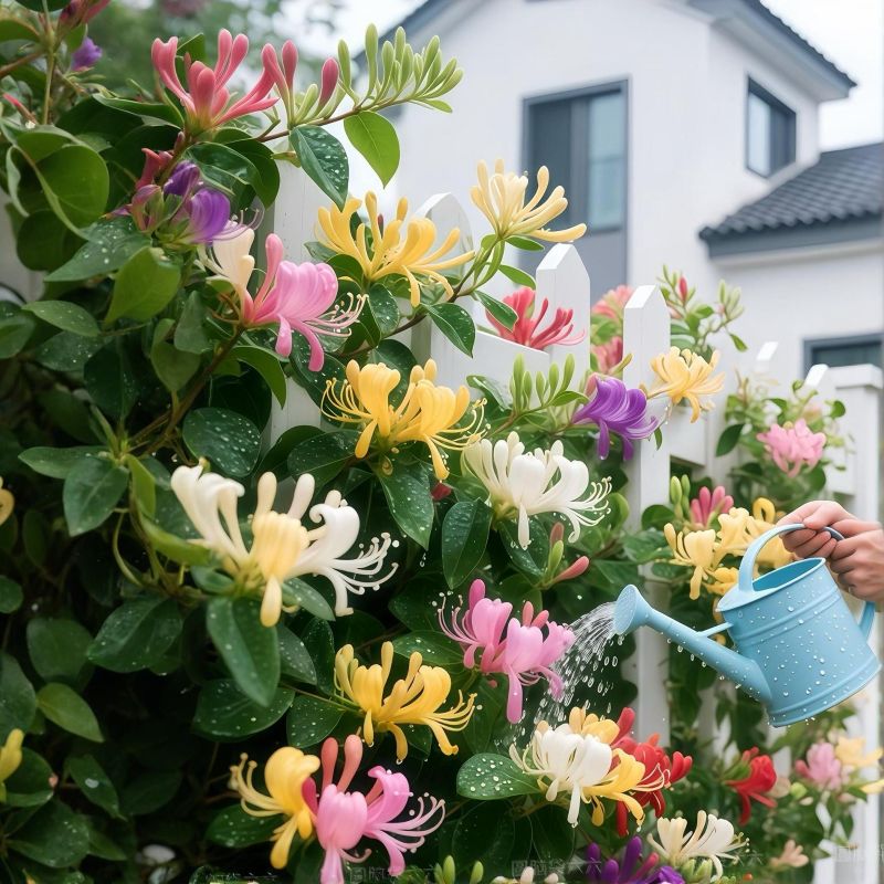 Mixed-color Honeysuckle Potted Seeds