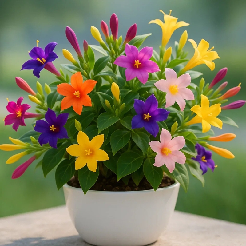 Mixed-Color Rainbow Firecracker Vine Seeds