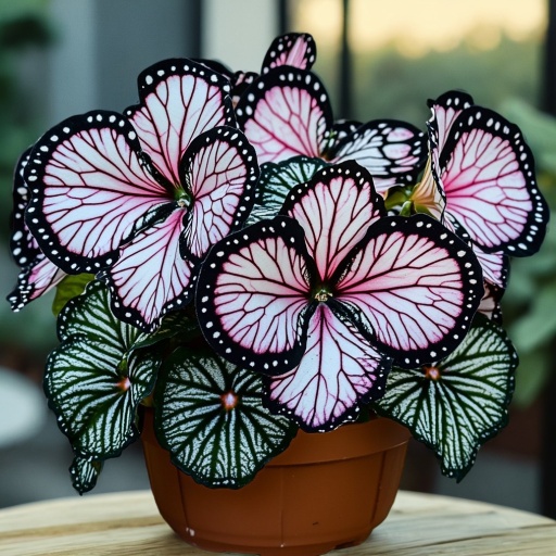 Polka Dot Pink Begonia