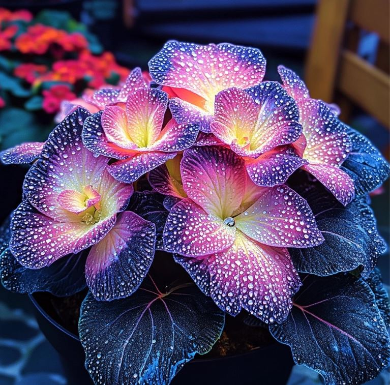 Begonia Rex 'Starlight Waltz'