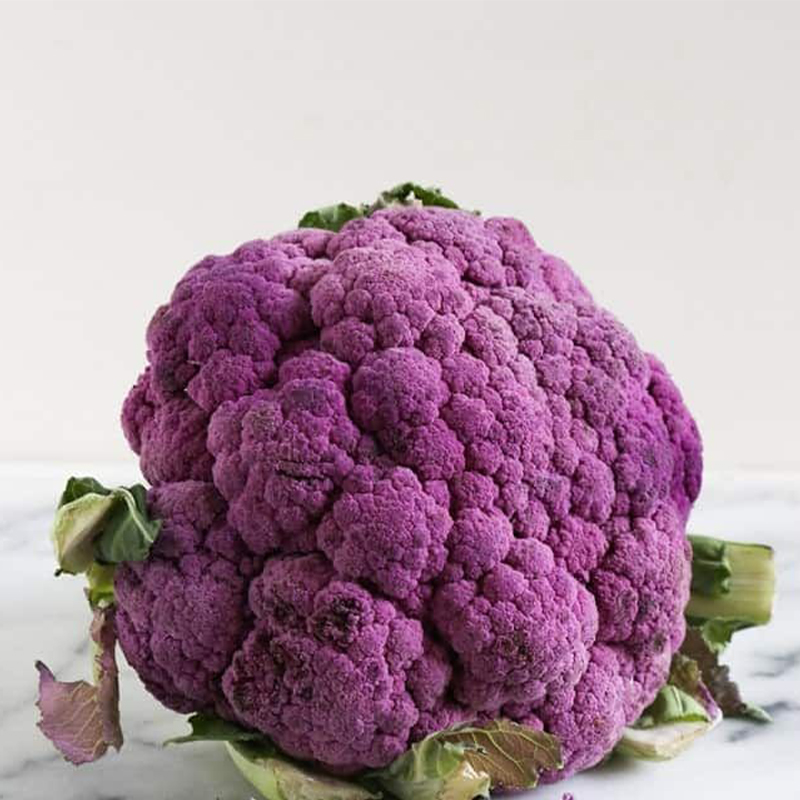 Non-GMO Purple Cauliflower Seeds Graffiti F1