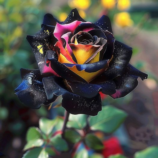 Multicolor Black Rose (Rosa 'Rainbow Magic')