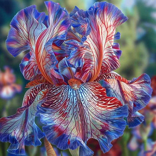  Exotic Iris Seeds (Iris 'Holden Clough') 