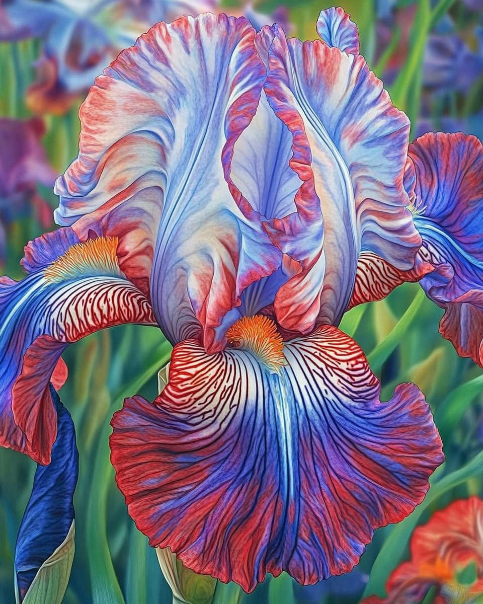  Exotic Iris Seeds (Iris 'Holden Clough') 