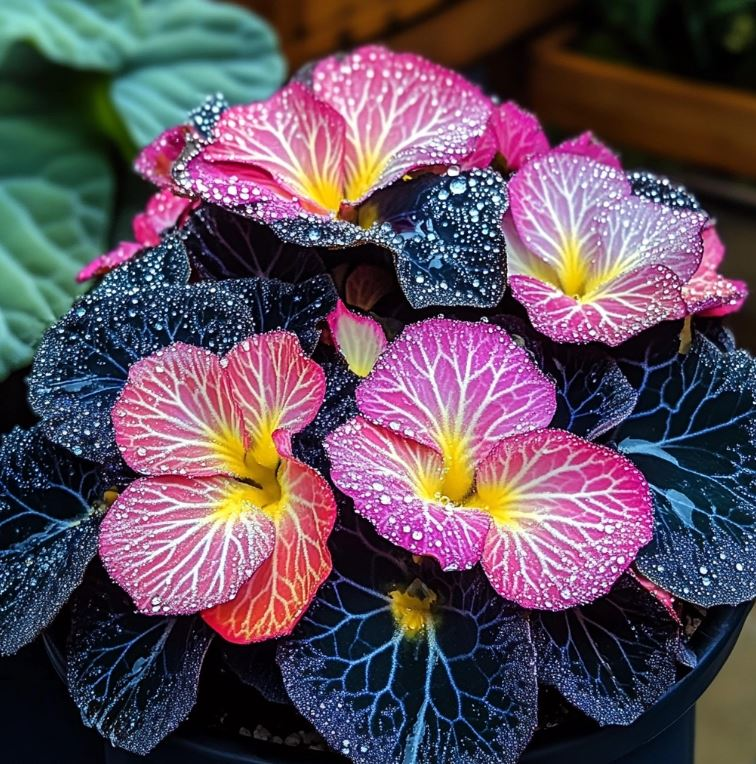 Begonia Rex 'Starlight Waltz'