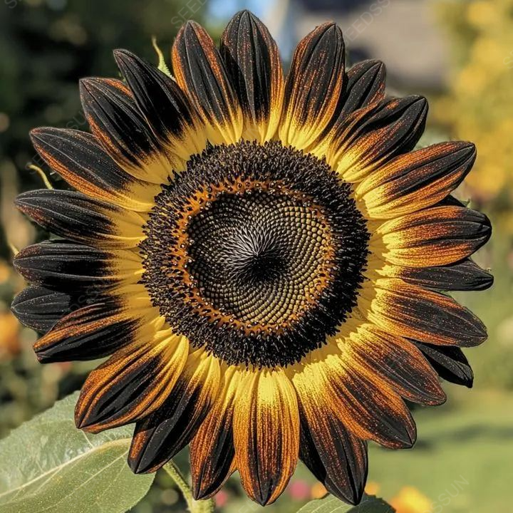  Elegant Black & Gold Sunflower Seeds