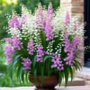 White & Purple