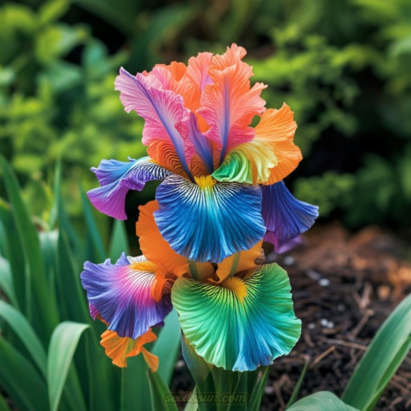 Rainbow Ruffles Iris Seeds (Iris Germanica) 