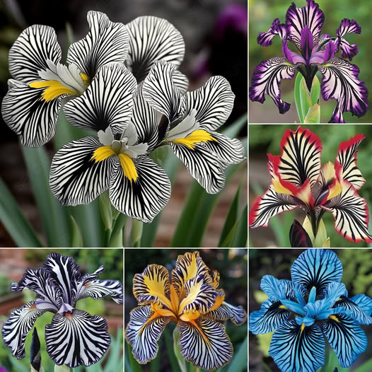 Stripe Series Iris Seeds