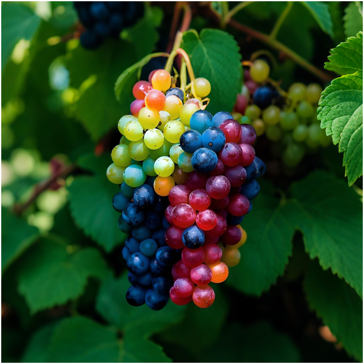 Rare Rainbow Hybrid Grape Organic
