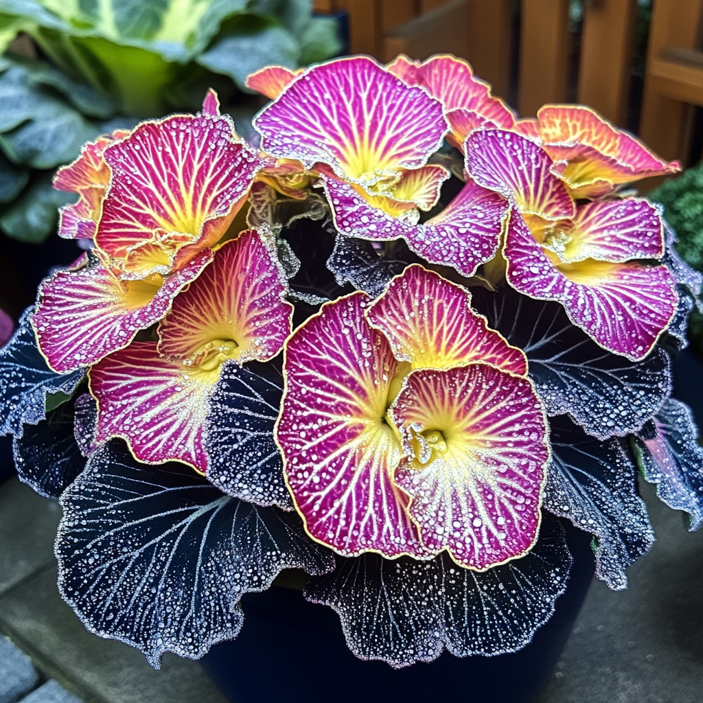 Begonia Rex 'Starlight Waltz'