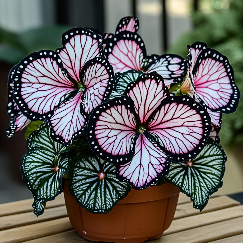 Polka Dot Pink Begonia