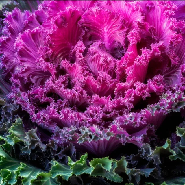 Ornamental Kale🦚Autumn Mix Seeds Non-Gmo