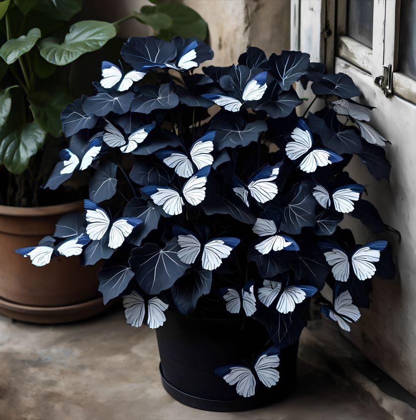 Moonlight Galaxy Black Begonia