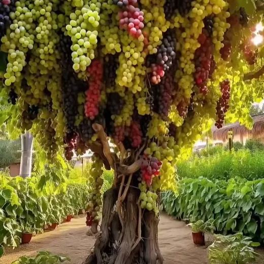 Giant Grape Tree Seeds: Thin-Skinned, Large, and Seedless
