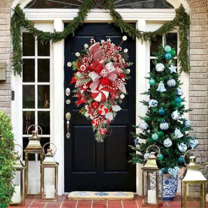🔥Last Day 49% OFF🔥Cane Christmas Wreath🍭