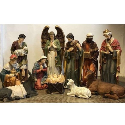 Further Reductions🎉-11 Piece Outdoor Nativity Lawn Art/Figurine Set