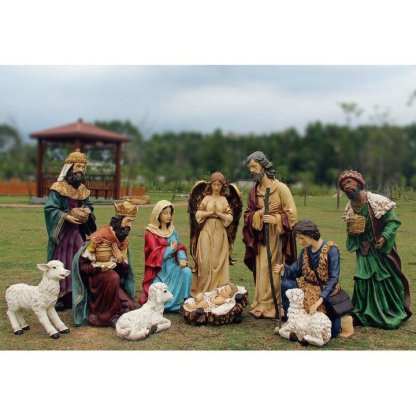 Further Reductions🎉-11 Piece Outdoor Nativity Lawn Art/Figurine Set
