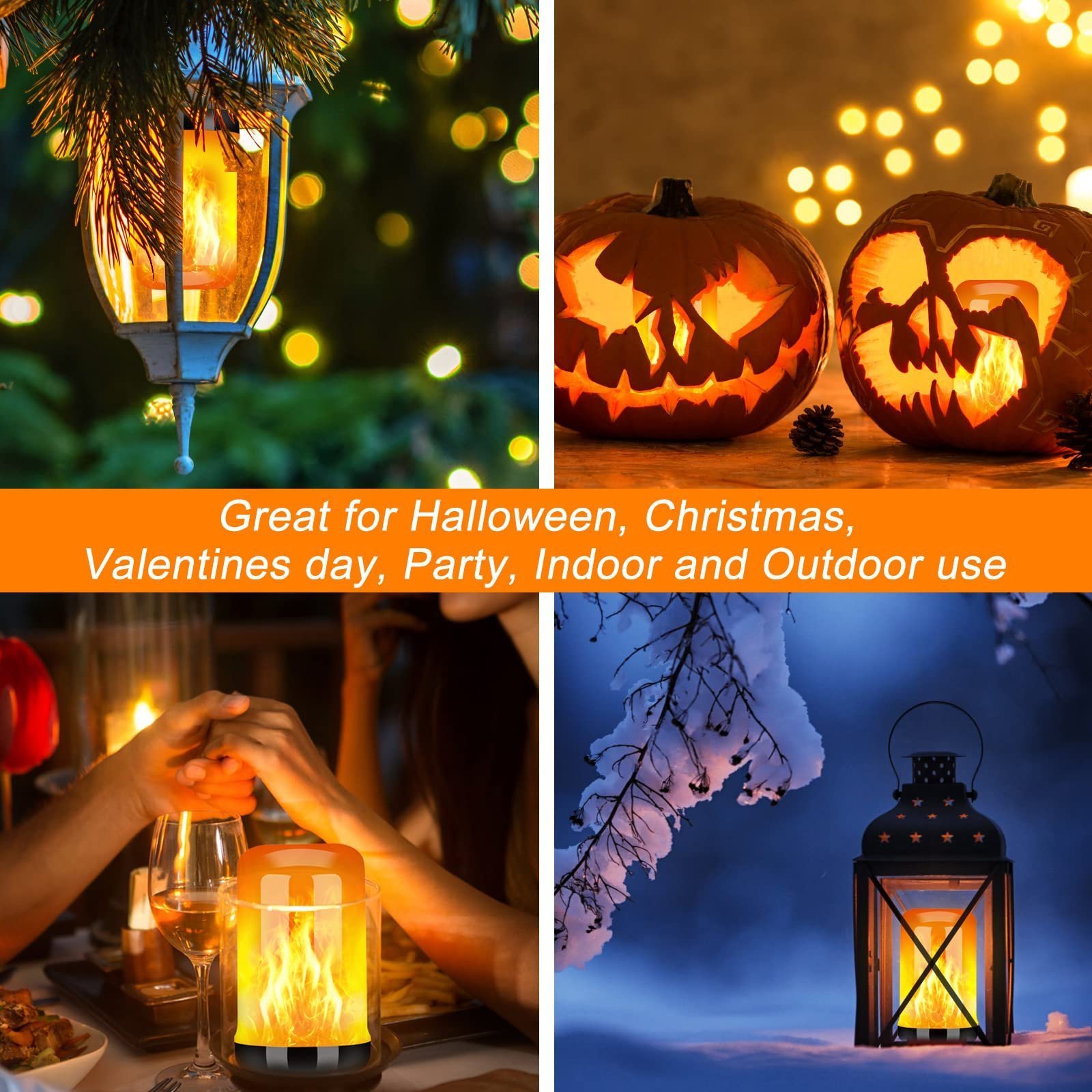 🔥LED Flame Light Bulb With Gravity Sensing Effect & (Buy 5 Free Shipping)