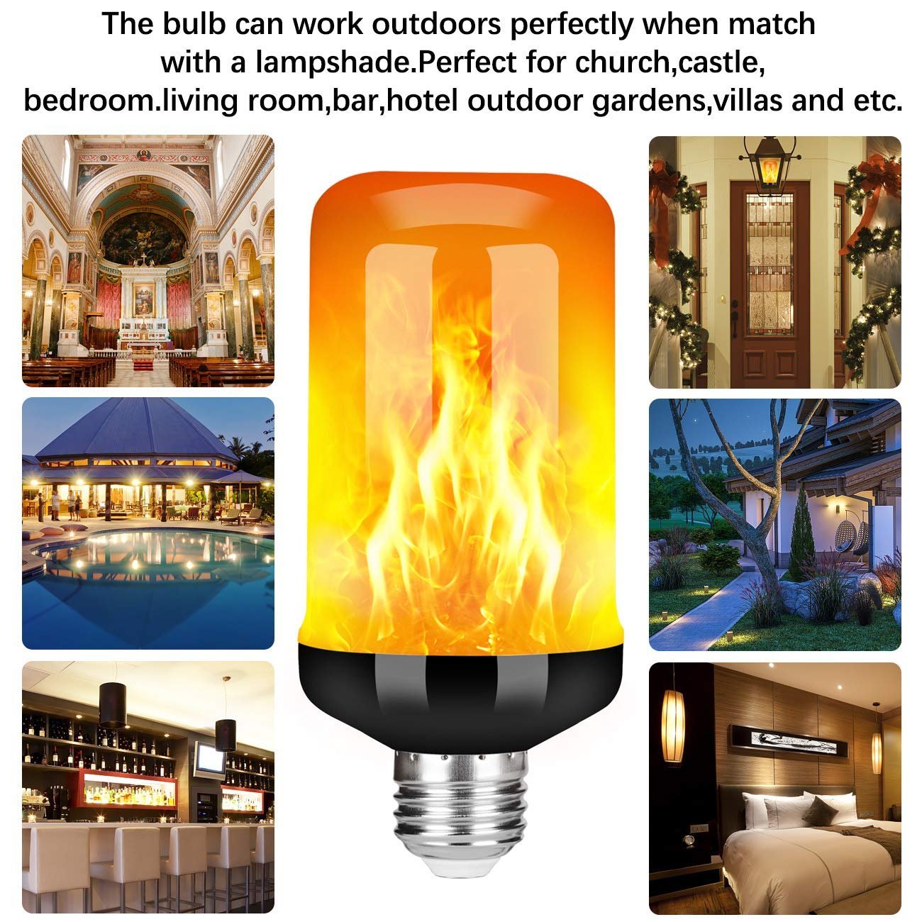 🔥LED Flame Light Bulb With Gravity Sensing Effect & (Buy 5 Free Shipping)