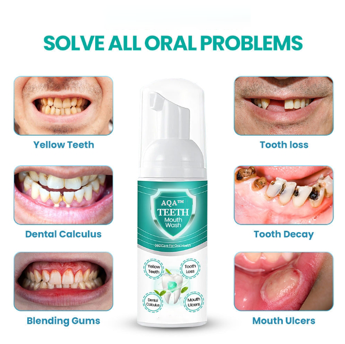 NEW TEETH Mouthwash - Solve all Oral Problems