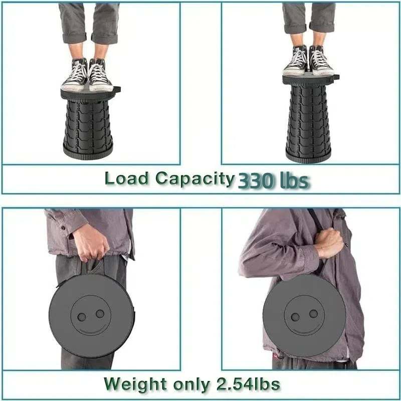 2025 Upgraded Heavy-Duty Collapsible Portable Stool