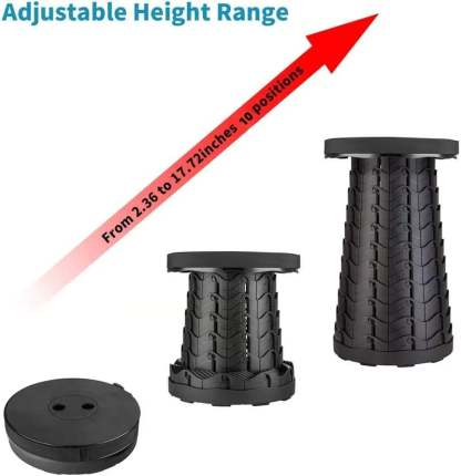 2025 Upgraded Heavy-Duty Collapsible Portable Stool