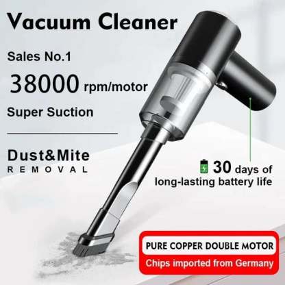 Powerful Wireless Car Vacuum Cleaner