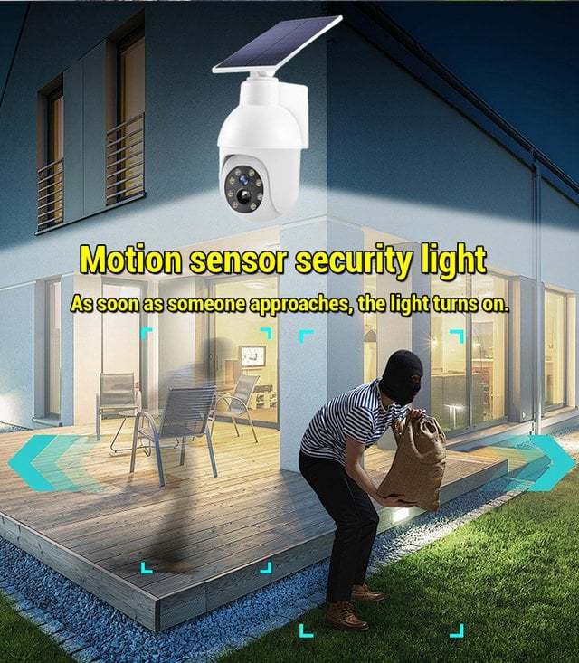 ⏰Last Day Sale 70% OFF - Solar-Powered Simulated Surveillance Camera Street Light