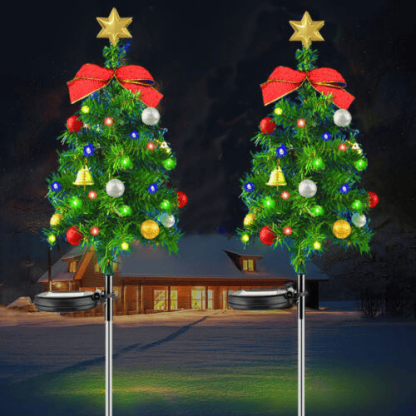 🔥Last Day 75% OFF - 🎄2024 New Sale: Solar Powered Christmas Tree
