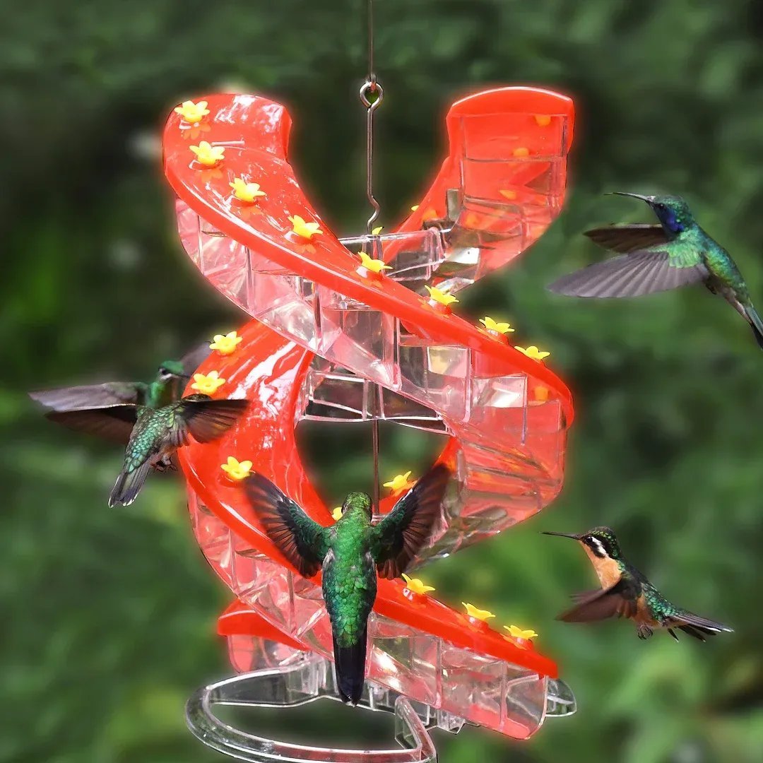 🔥Hot Sale - DNA Helix 32-Port Hummingbird Feeder