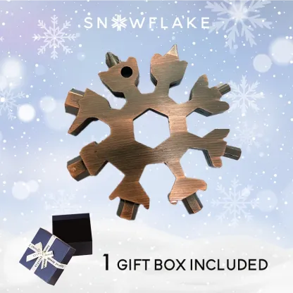 Snowflake - MultiTool 18-in-1 Stainless Steel Portable for Outdoor Adventure❄️