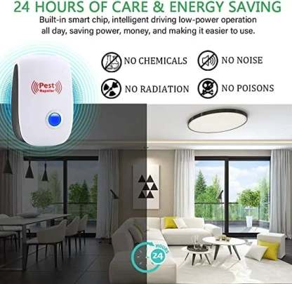 🔥2023 Upgrated Pest Control Ultrasonic Repellent