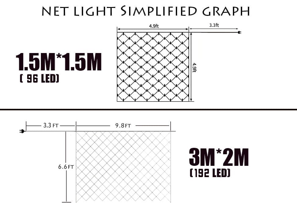 🎁Net Mesh Waterproof String Lights💡