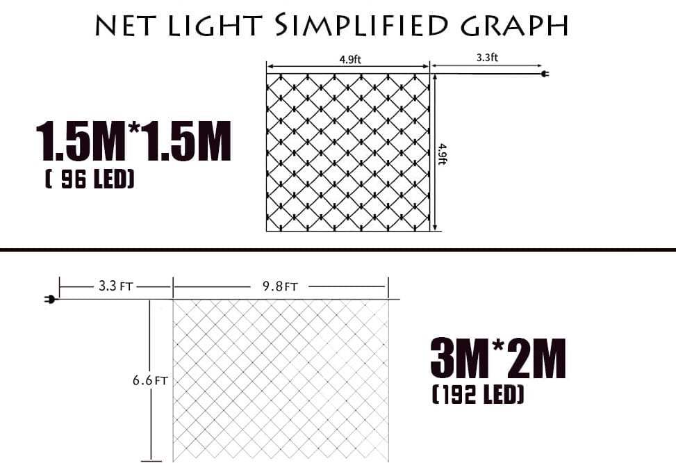 🎁Net Mesh Waterproof String Lights💡