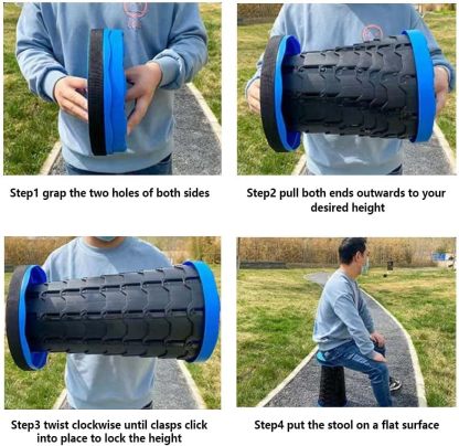2025 Upgraded Heavy-Duty Collapsible Portable Stool