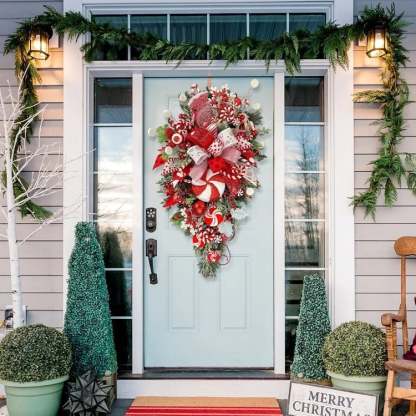 🔥Last Day 49% OFF🔥Cane Christmas Wreath🍭