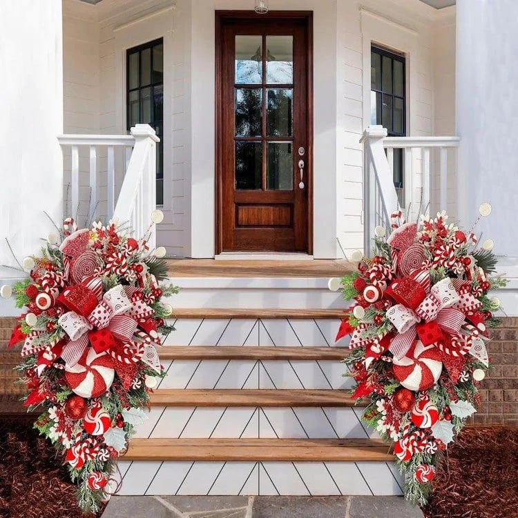 🔥Last Day 49% OFF🔥Cane Christmas Wreath🍭