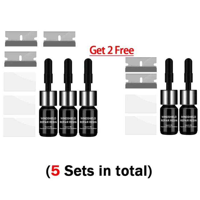 👍Car glass window liquid nano repair kit