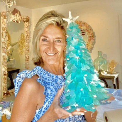 🔥Last Day 70% OFF - 🎄2024 Pinkgentle® Sea Glass Christmas Tree