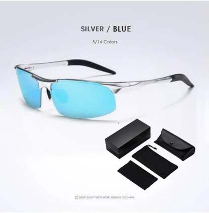 2023Men's Sunglasses with Anti-glare Polarized Lens