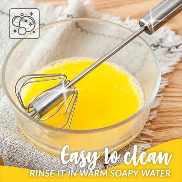 🔥Last Day Promotion-49%OFF - Stainless Steel Semi-Automatic Whisk